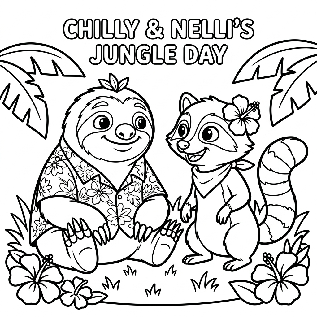 Chilly und Nelli entspannen im Dschungel